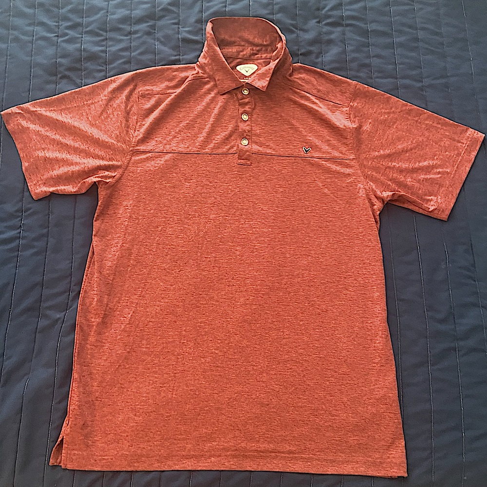 Maroon/ Red Callaway Men’s Large Golf Polo